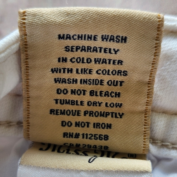 NWT Miss Me "Signature Boot" Bootcut White Jean Beaded Wood | Women's Size 28 - Picture 12 of 14